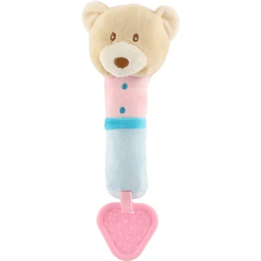 Teddies Pískátko medvěd béžové 22 cm