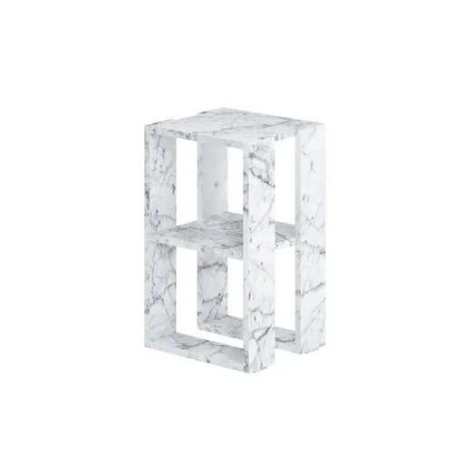 Noční stolek Lonie Carrara Marble