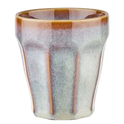 BERGAMO Hrnek na kávu 250 ml - šedohnědá