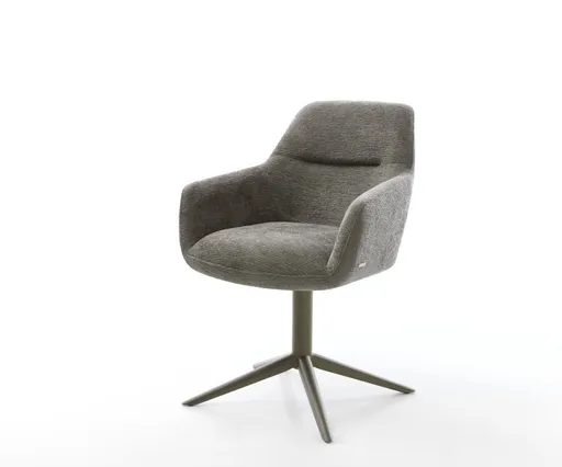 Jídelní židle Pejo-Flex bouclé měkký tmavě béžová křížová