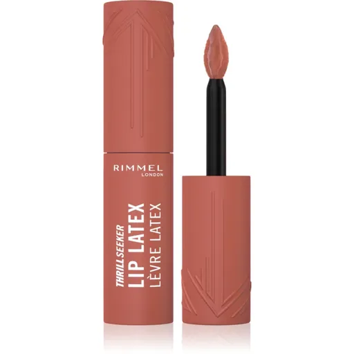 Rimmel Thrill Seeker Lip Latex tekutá rtěnka odstín 100 Sassy 6 ml