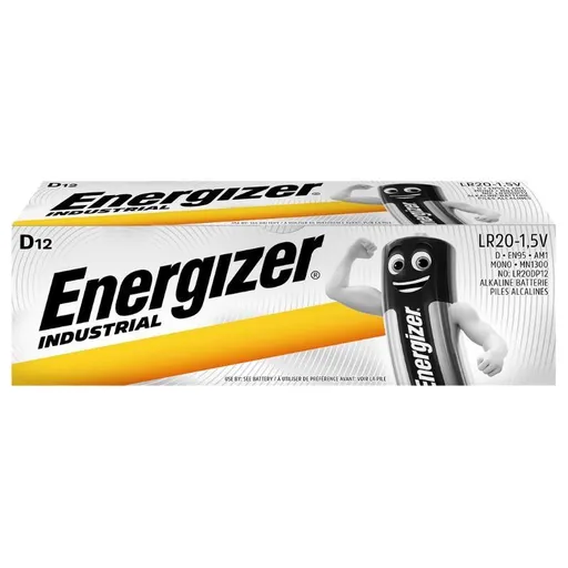 Energizer LR20/12 Industrial D 12pack