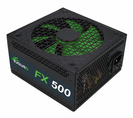 EVOLVEO FX 500, zdroj 500W ATX, 14cm, tichý, 80+, bulk, záruka 3 roky