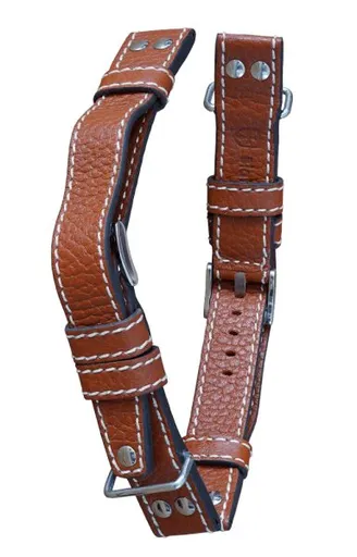 Kožený řemínek Biatec | Světlehnědý Navigator z bůvolí kůže - 20 mm