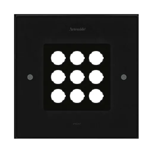 Artemide Ego 220 Flat sklo downlight čtverec 4d 3000K T42020NSPW00