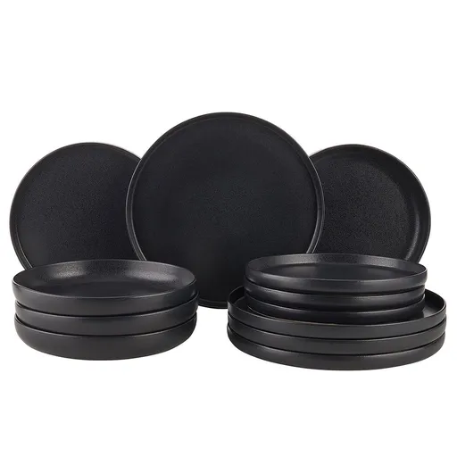 CASA NOVA Sada nádobí 12 ks - černá