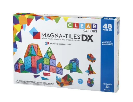 Better Brands Magna-Tiles magnetická stavebnice, 48 ks + dárek a doprava zdarma