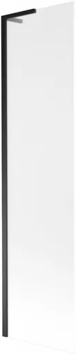 MEXEN/S Next L vanová zástěna FIX 60 x 150, dekor, černá 895-060-000-03-30-70