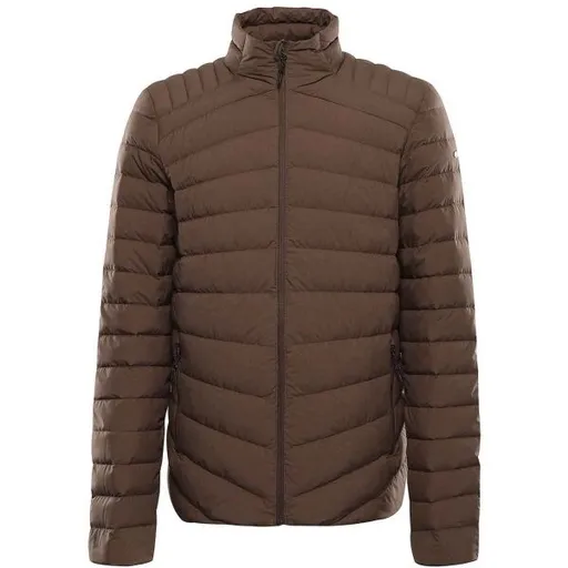 ALPINE PRO RETER Pánská péřová bunda, hnědá, velikost