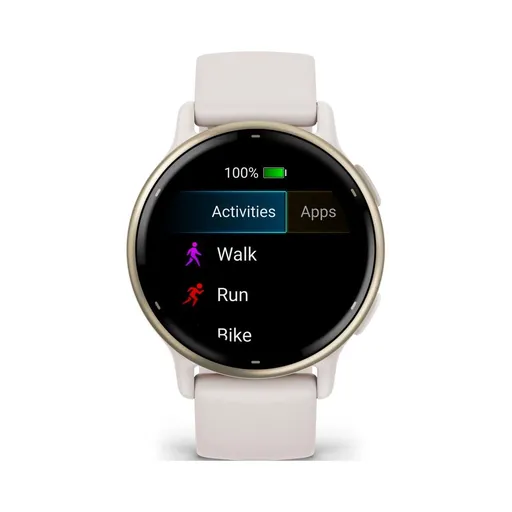 Garmin Vivoactive 5 chytré hodinky Ivory/Cream Gold