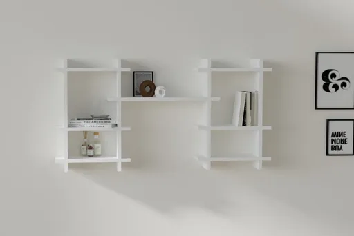 Nástěnná police Tefo - White