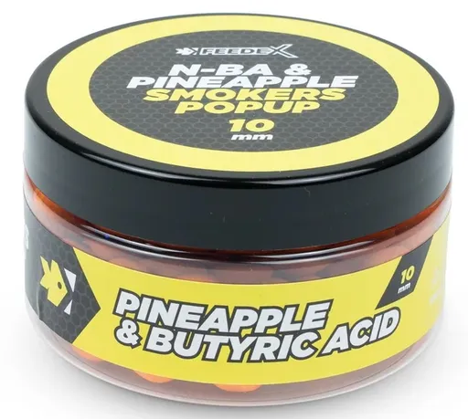 Feeder expert plovoucí boilie smokers pop-up 100 ml 10 mm - butyric ananas