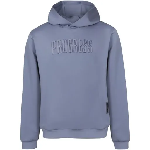 PROGRESS EMINENT Pánská mikina s kapucí, světle modrá, velikost XXL