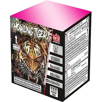 Ohňostroj - Baterie výmetnic howling tiger 25 ran   (8595596305995)