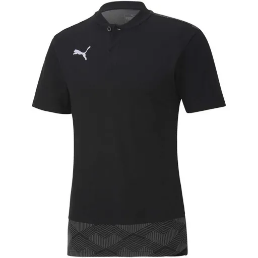 Puma TEAM FINAL 21 CASUALS POLO SHIRT Pánské triko, černá, velikost