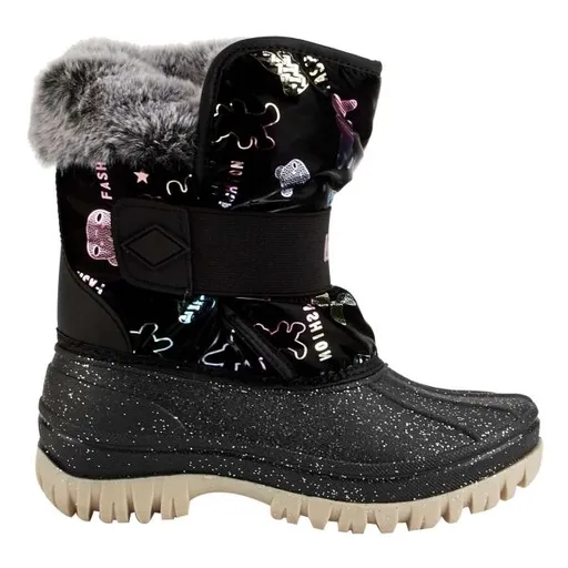 Lee Cooper WINTER Dívčí sněhule, černá, velikost