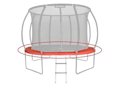 Náhradný kryt pružín oranžový  - trampolína Premium 305 cm