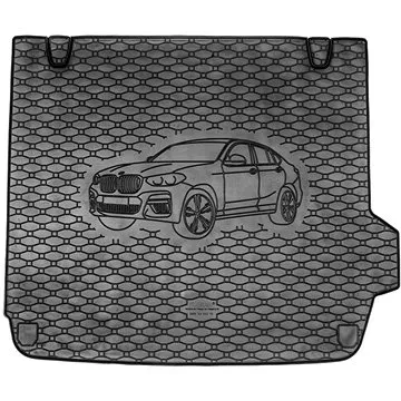 ACI BMW X4 G02, 18- gumová vložka do kufru s ilustrací vozu černá (0645X01C)