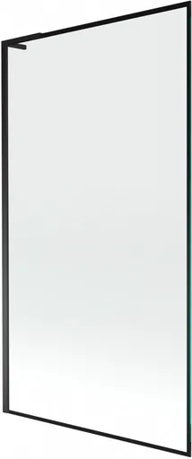 MEXEN/S Next L vanová zástěna FIX 100 x 150, černá vzor, černá 895-100-000-03-70-70