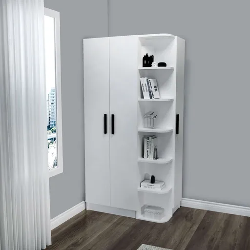 Šatní skříň Luses - White