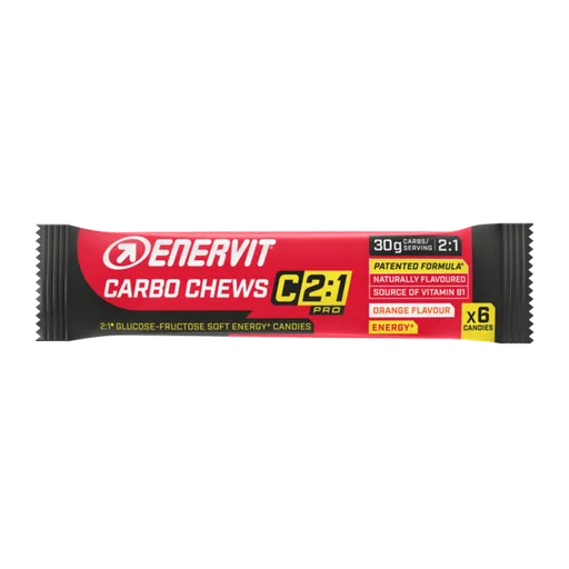 Enervit Carbo Chews C2:1 34g - pomeranč
