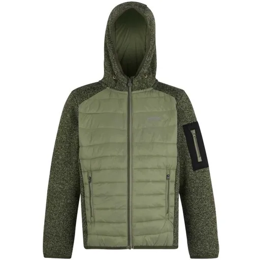 REGATTA OUTDOORS NEWHILL HYBRID JR Dětská bunda, zelená, velikost 5-6Y