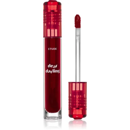 ETUDE Dear Darling Water Gel Tint barva na rty s gelovou texturou odstín 04 Plum Red 5 g