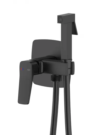 KFA Baterie Malaga, bidetová, podomítková, nástěnná, černá 4529-512-81