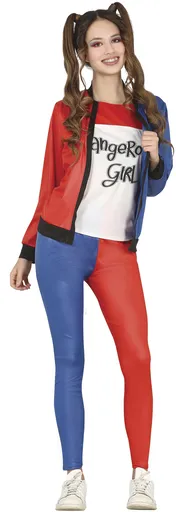 Guirca Dětský kostým - Harley Quinn teeneger Velikost - děti: XXL: 165 cm