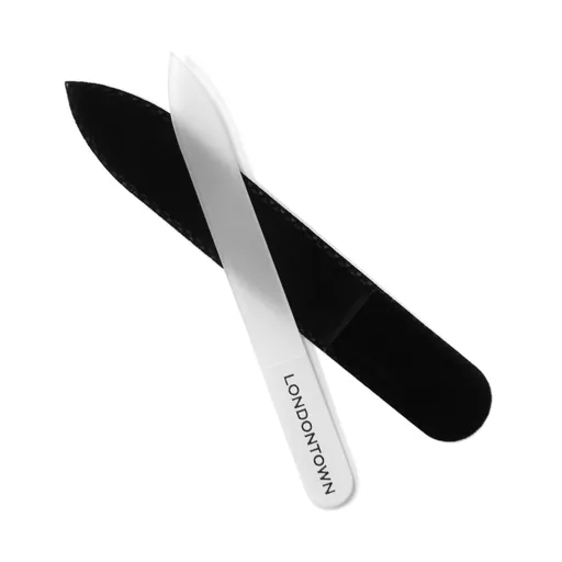 Londontown Glass Nail File White skleněný pilník na nehty 1 ks