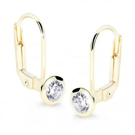 Cutie Jewellery Visací náušnice ze žlutého zlata Z8003-55-10-X-1