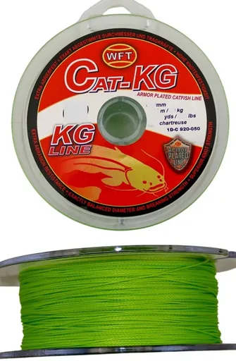Wft splétaná šňůra cat-kg chartreuse 300 m - 0,50 mm 60 kg