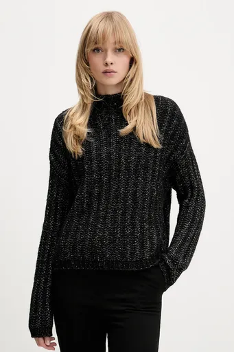 Svetr s příměsí vlny HUGO Safineyny