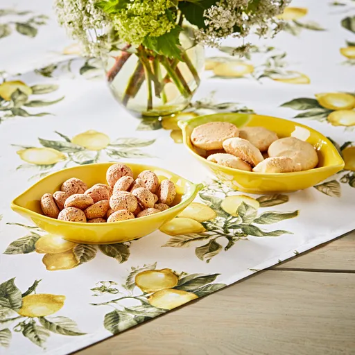 Keramická miska s designem citrónů