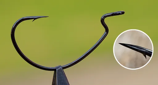 Redbass offsetový háček hunter sickle - 15/0 5 ks