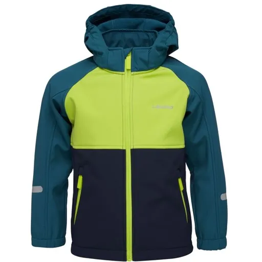 Lewro CHIDI Chlapecká softshellová bunda, tmavě zelená, velikost 128-134