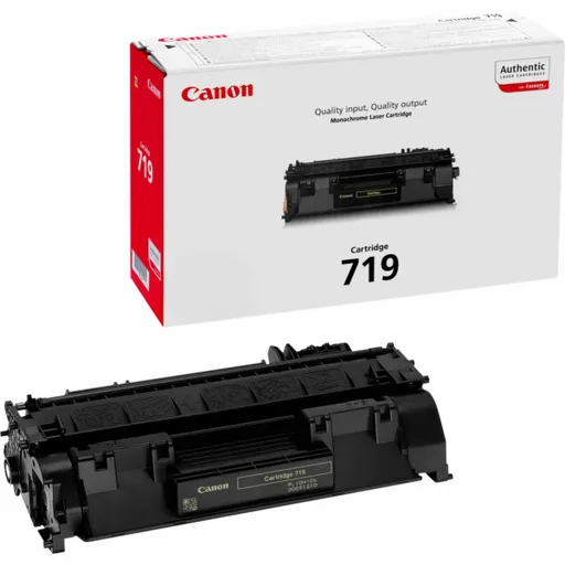 CANON 719 BK - originální toner, černý, 2100 stran