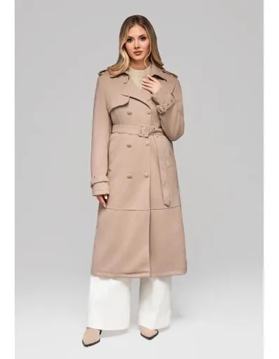 Dámský trenčkot LARICA OW-COLC-0107 v2 – béžový