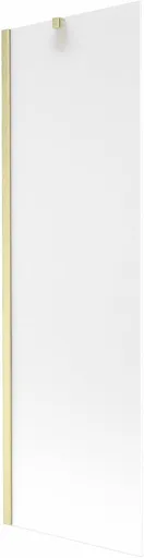 MEXEN/S Next vanová zástěna FIX 60 x 150, dekor, zlatá kartáčovaná 895-060-000-00-30-55