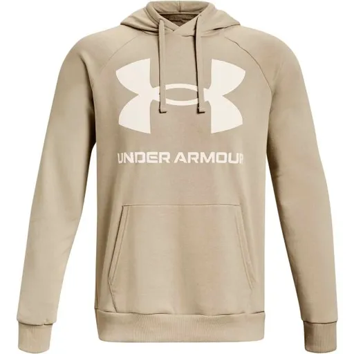 Under Armour RIVAL Pánská mikina, béžová, velikost L