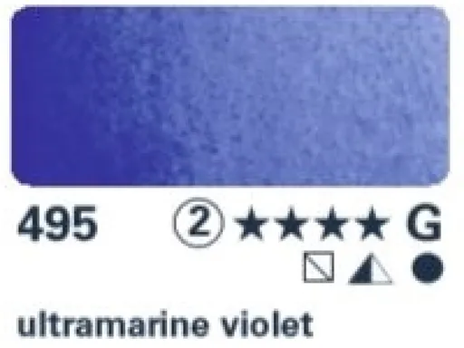 Akvarelová barva Horadam 1/2 – 495 ultramarine violet