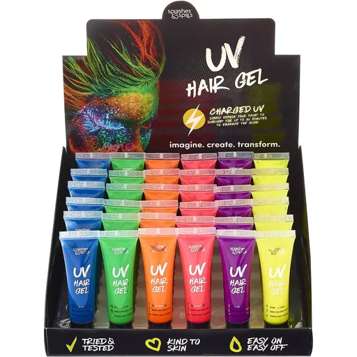 Gel na vlasy barevný UV