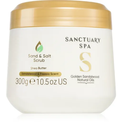 Sanctuary Spa Golden Sandalwood solný peeling na tělo 300 g