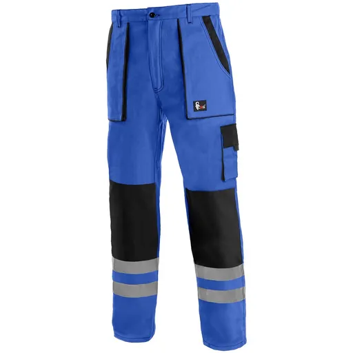 Canis (CXS) Montérkové kalhoty do pasu CXS LUXY BRIGHT - Modrá / černá | 66