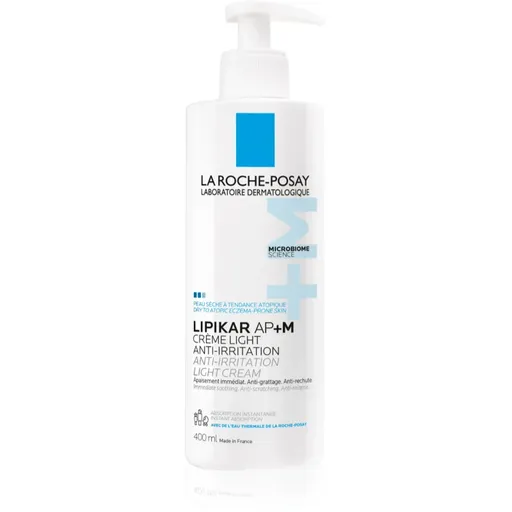 La Roche-Posay Lipikar AP+M Light Cream relipidační krém pro suchou až atopickou pokožku 400 ml