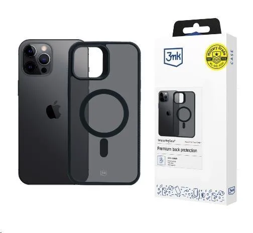 3mk ochranný kryt Smoke MagCase pro Apple iPhone 12 Pro Max
