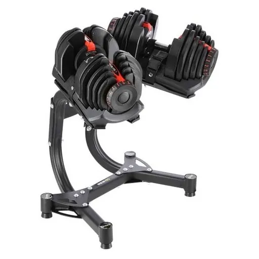 HMS STR10 PRO + SR80 Sada stojanu a variabilních činek, černá, velikost