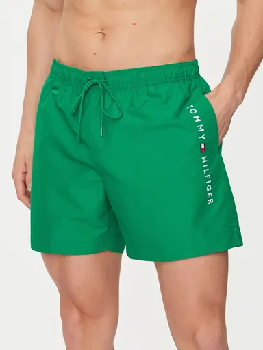 Tommy Hilfiger pánské zelené plavky UM0UM03258 XL