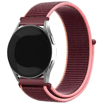 Eternico Airy Universal Quick Release 22mm Silk Red and Gold edge    (AET-UN22AY-SiReG)