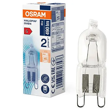 OSRAM CAPSULE HALOPIN OVEN 40W/G9/230V/490Lm (66740)